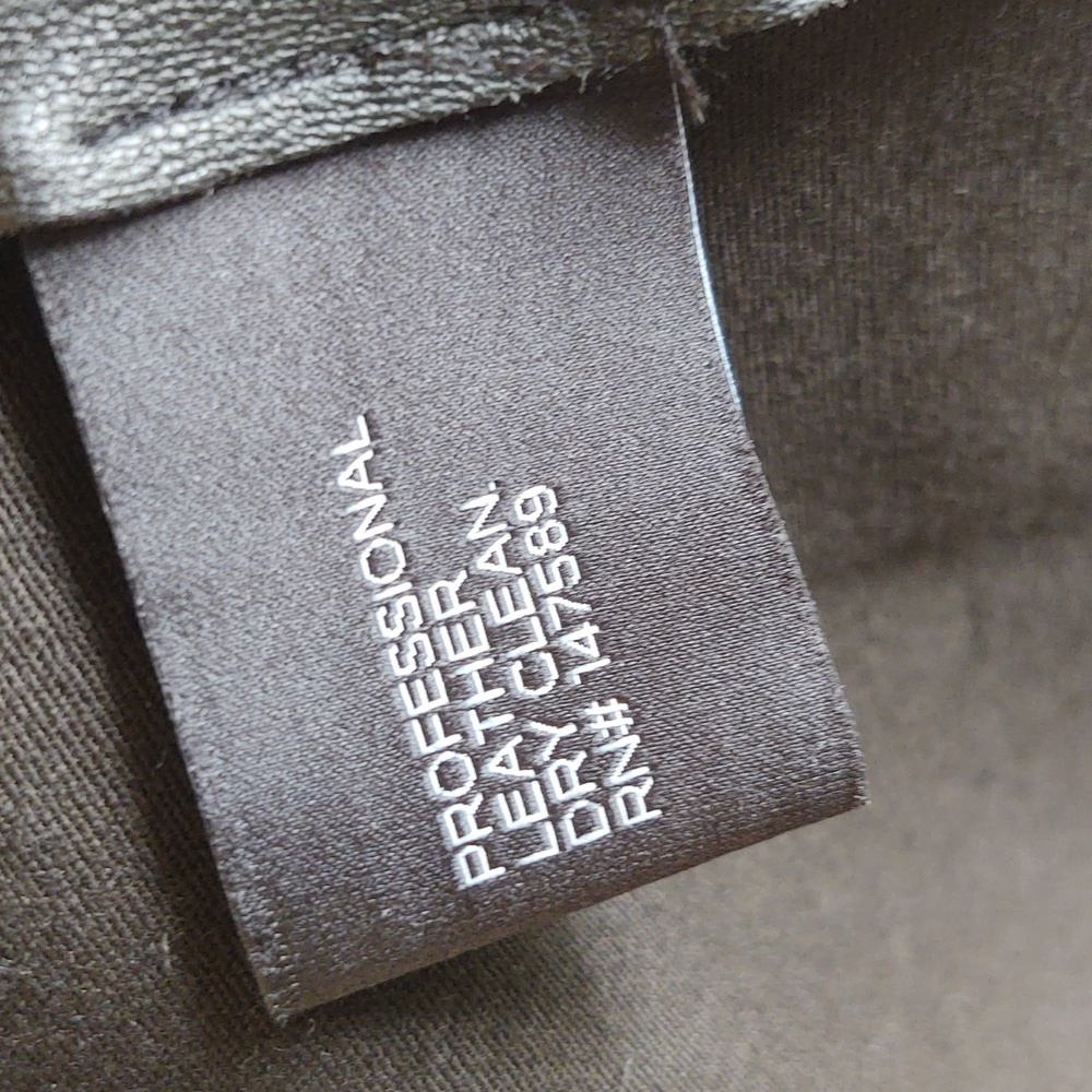 Saks Fifth Ave Leather Sheath Dress - Picture 5 of 8